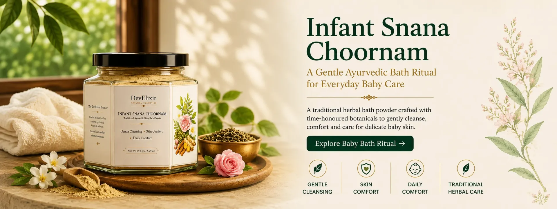 baby-bath-powder- Classical Ayurvedic Ritual Care for Modern Life