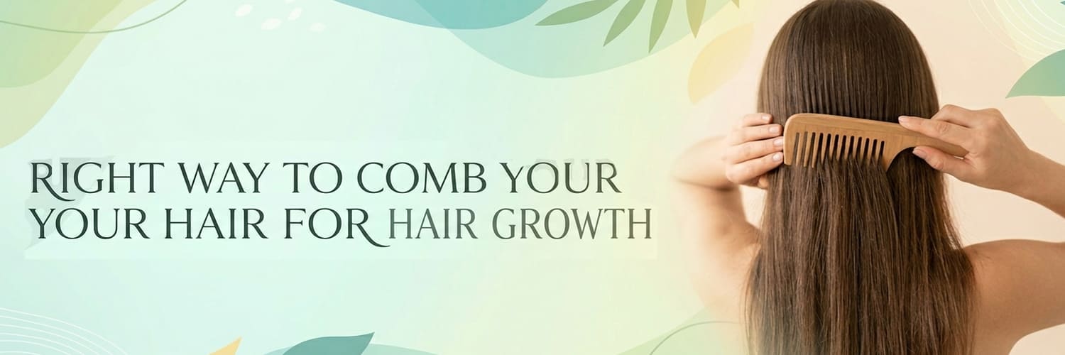 Right way to comb your hair for hair growth