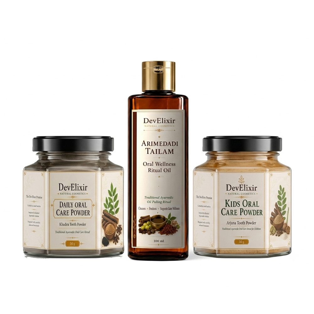 Family Oral Ritual Collection Traditional Ayurvedic Oral Care for Every Generation