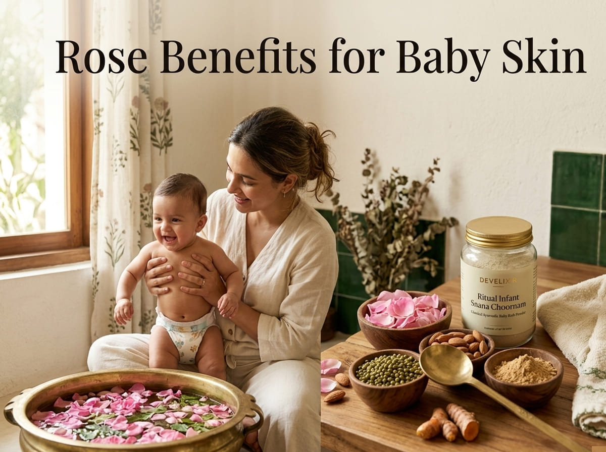 Rose Benefits for Baby Skin