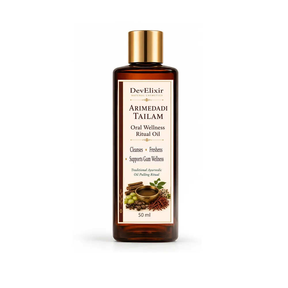 Arimedadi Tailam  – Classical Ayurvedic Oil Pulling Ritual