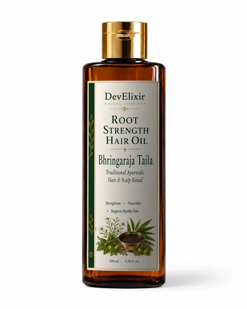 Bhringraja Tailam – Classical Ayurvedic Root Strength Hair Oil