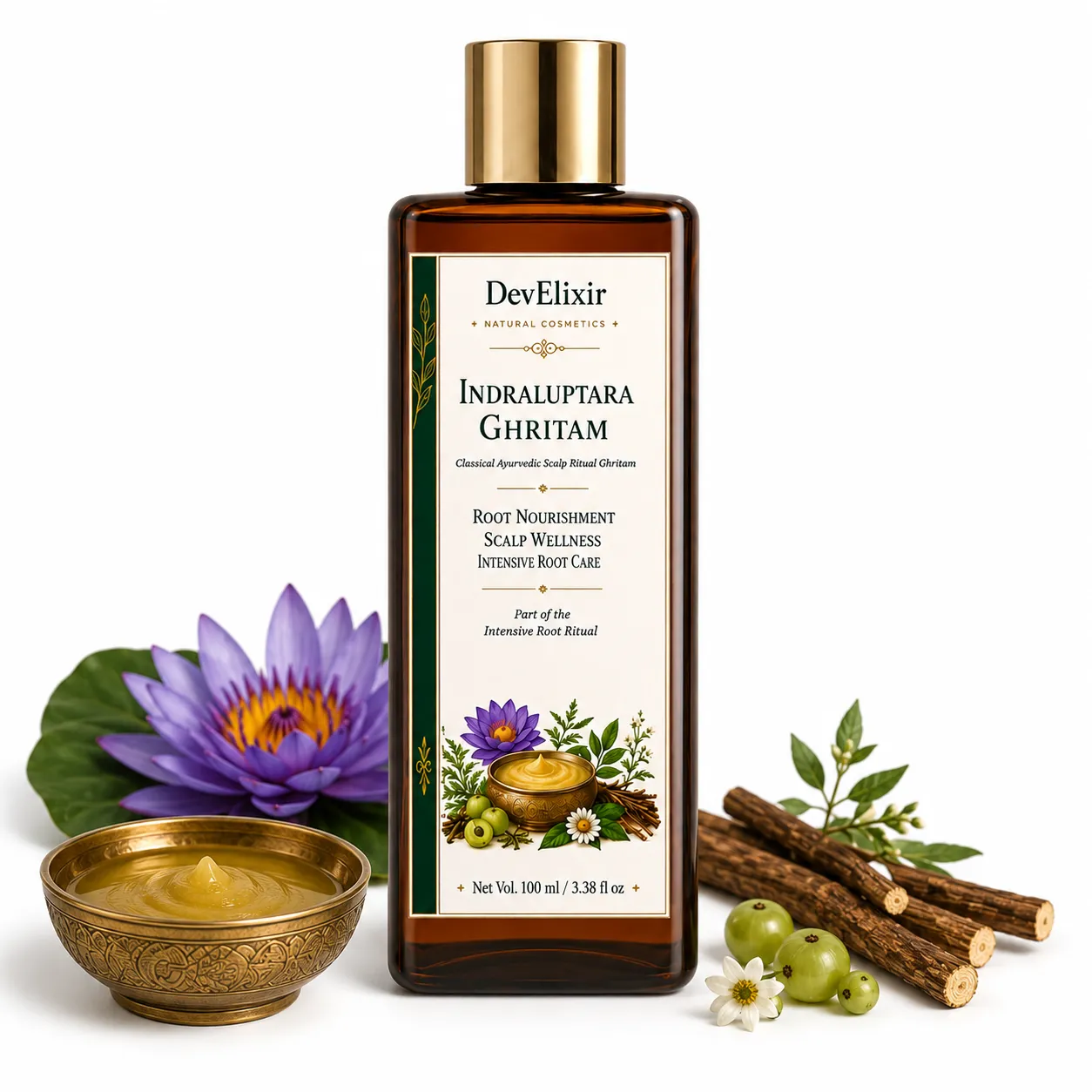 Indraluptara Gritham Classical Ayurvedic Scalp Ritual Oil