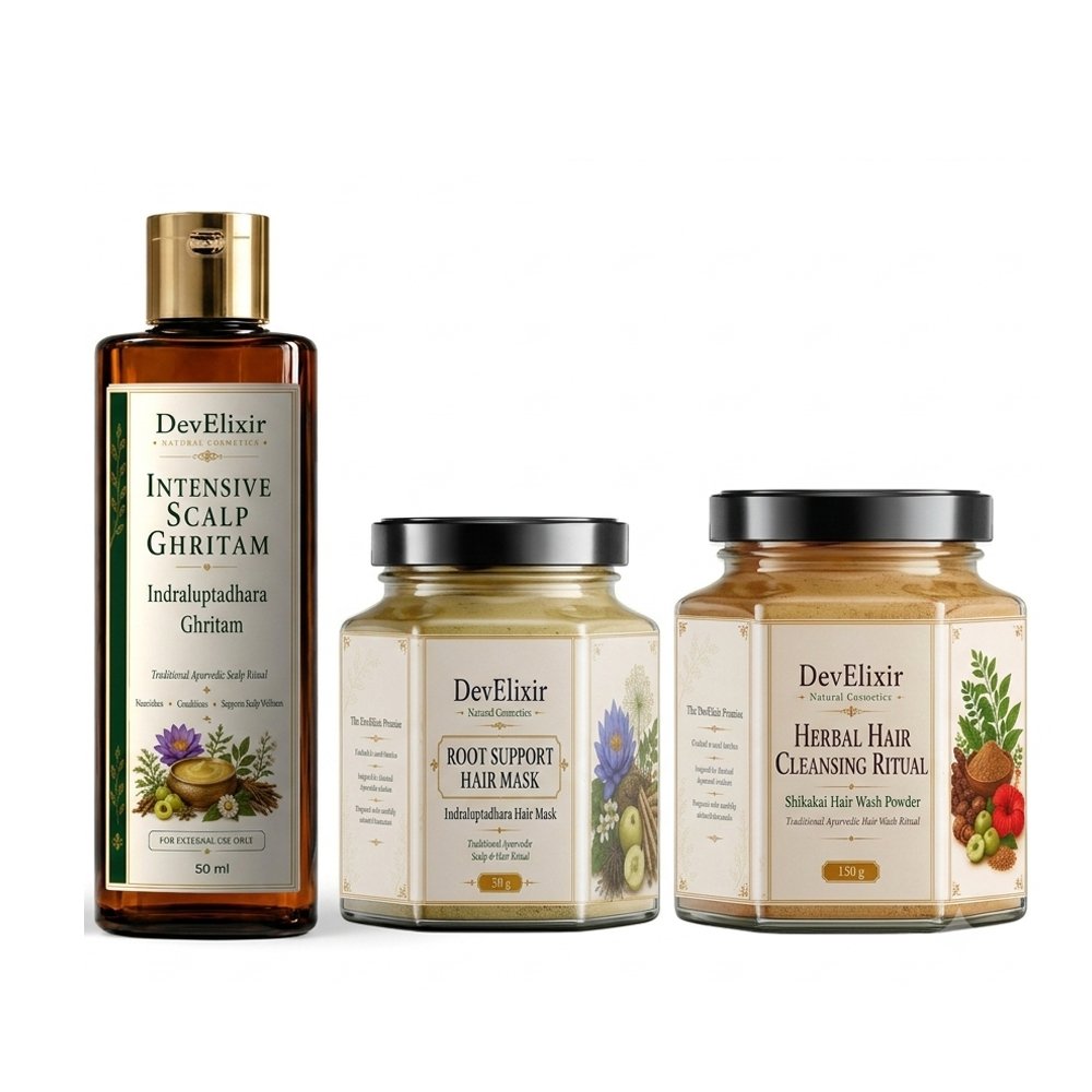Intensive Root Ritual Traditional Ayurvedic Hair Wellness Collection