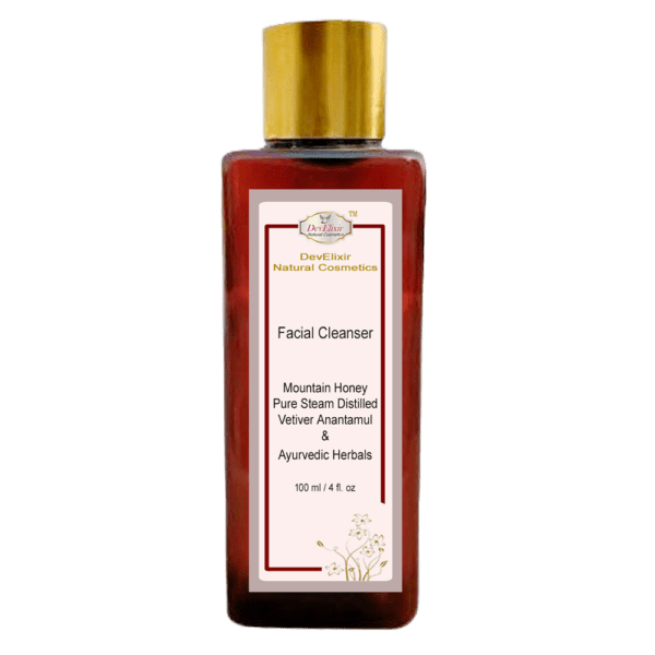 Facial Cleanser ,Mountain Honey ,Pure Steam Distilled Vetiver ,