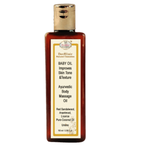 Ayurvedic Baby Massage Oil for Improved Skin Tone and Texture